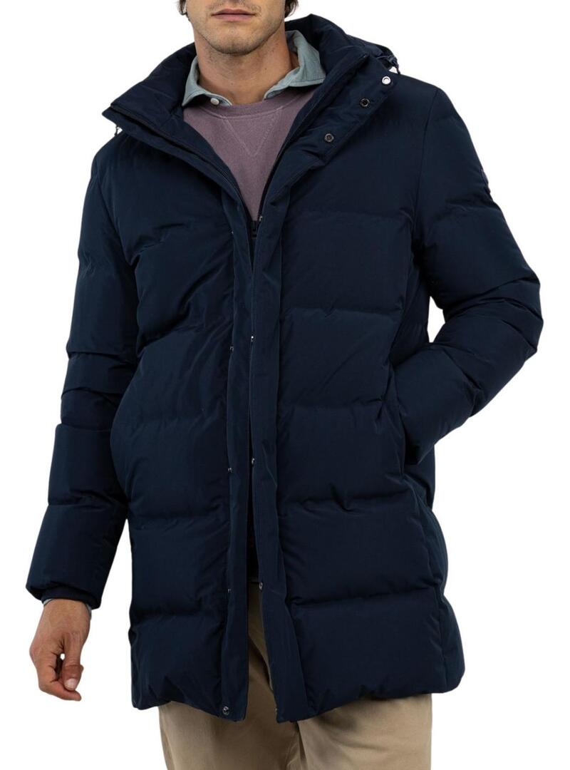 Cappotto imbottito El Ganso blu navy per uomo