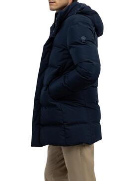 Cappotto imbottito El Ganso blu navy per uomo