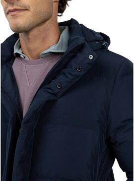 Cappotto imbottito El Ganso blu navy per uomo
