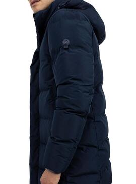 Cappotto imbottito El Ganso blu navy per uomo