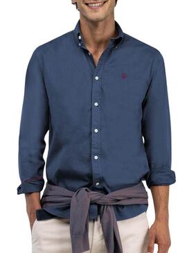 Camicia El Ganso Dyed blu per uomo