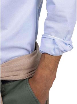 Camicia El Ganso Oxford blu per uomo