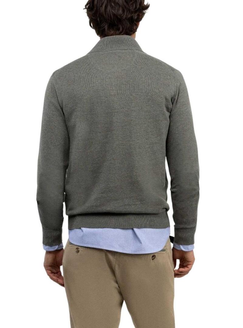 Maglione El Ganso a collo alto verde per uomo