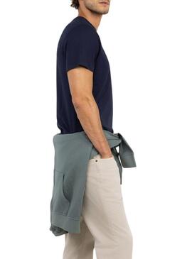 Maglietta El Ganso basic blu scuro per uomo.