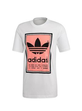 T-Shirt Adidas Filled Label Bianco Uomo