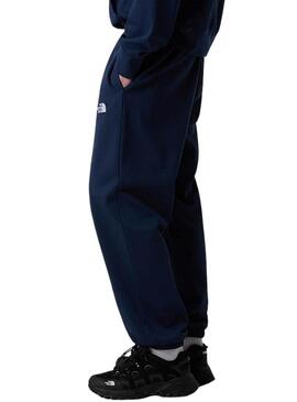Pantaloni della tuta The North Face Essential blu marino per uomo.