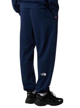 Pantaloni della tuta The North Face Essential blu marino per uomo.