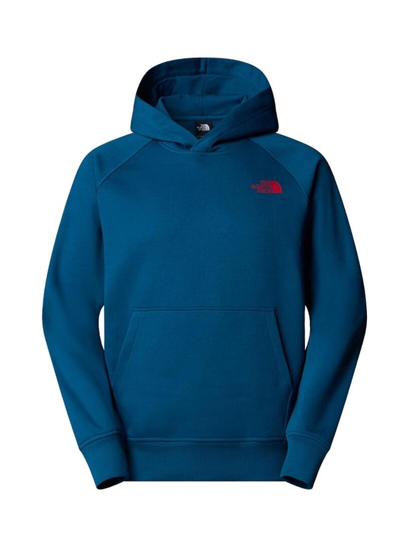 Felpa con cappuccio The North Face Raglan Box color cammello per uomo