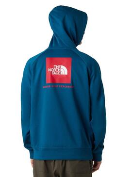 Felpa con cappuccio The North Face Raglan Box color cammello per uomo