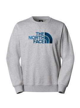Felpa con cappuccio The North Face Drew Peak Regular grigia per uomo.