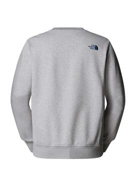 Felpa con cappuccio The North Face Drew Peak Regular grigia per uomo.