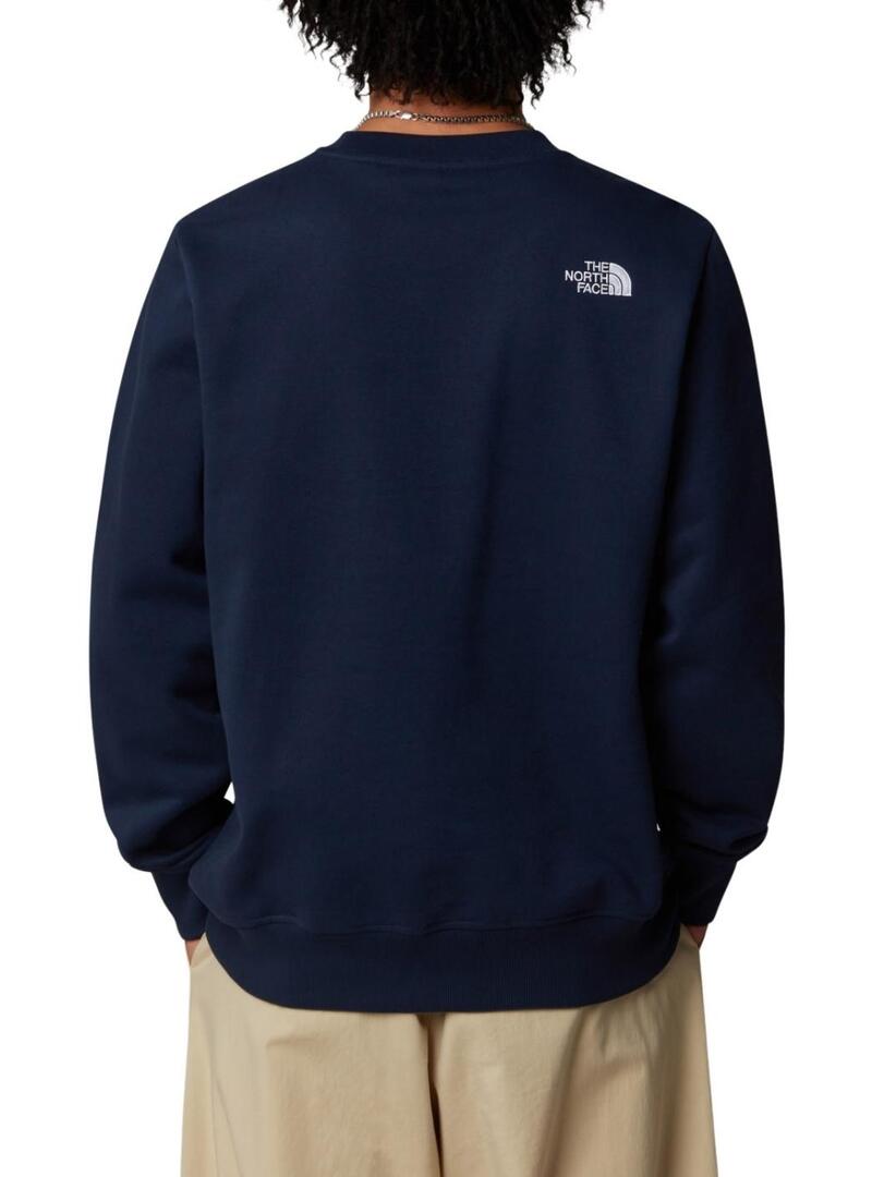 Felpa The North Face Drew Peak Regular blu marino per uomo