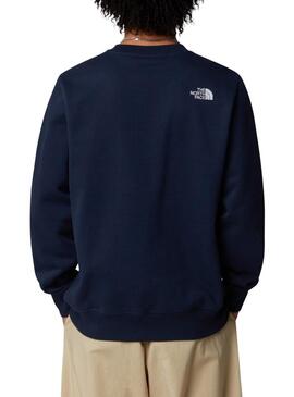 Felpa The North Face Drew Peak Regular blu marino per uomo