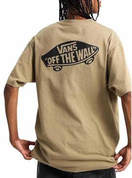 Maglietta Vans Style 76 Loose cammello per uomo.