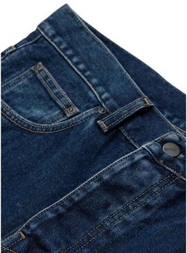 Pantaloni in denim Carhartt Newel blu scuro per uomo.