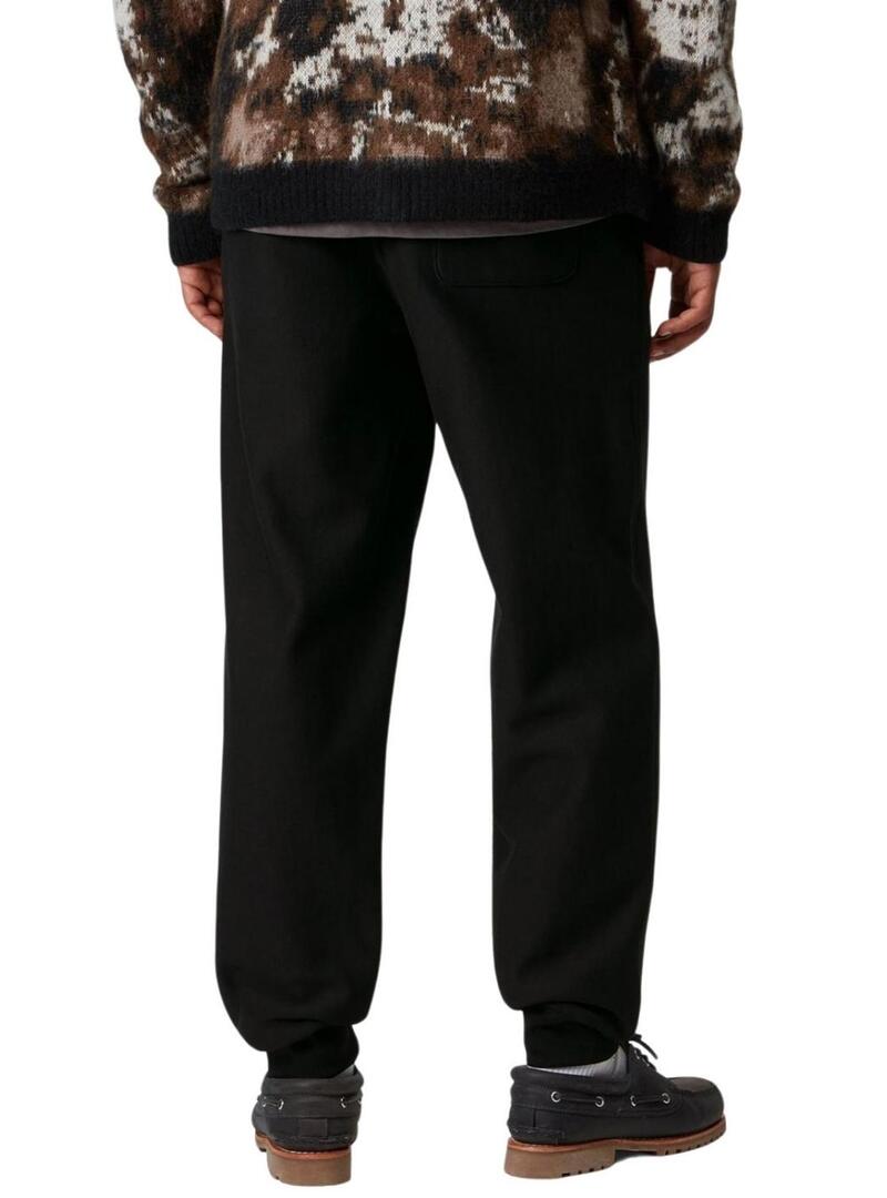 Pantaloni da tuta Carhartt American Script neri per uomo.
