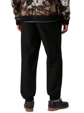 Pantaloni da tuta Carhartt American Script neri per uomo.