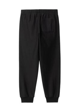 Pantaloni da tuta Carhartt American Script neri per uomo.