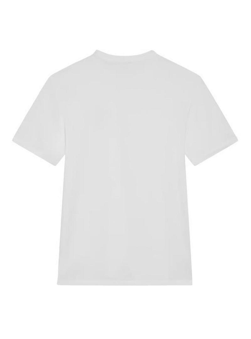Maglietta Calvin Klein Chest Logo bianca per uomo