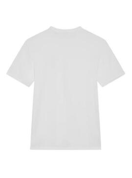 Maglietta Calvin Klein Chest Logo bianca per uomo