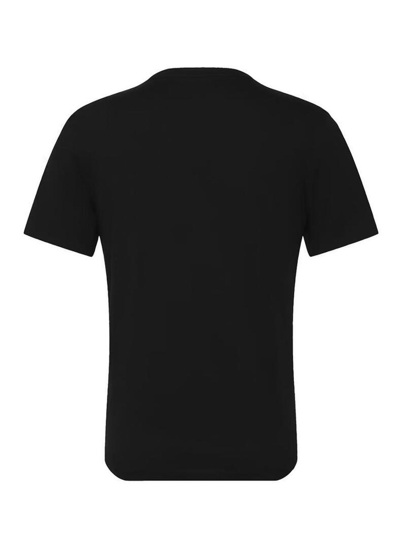 Maglietta Calvin Klein Chest Logo nera per uomo