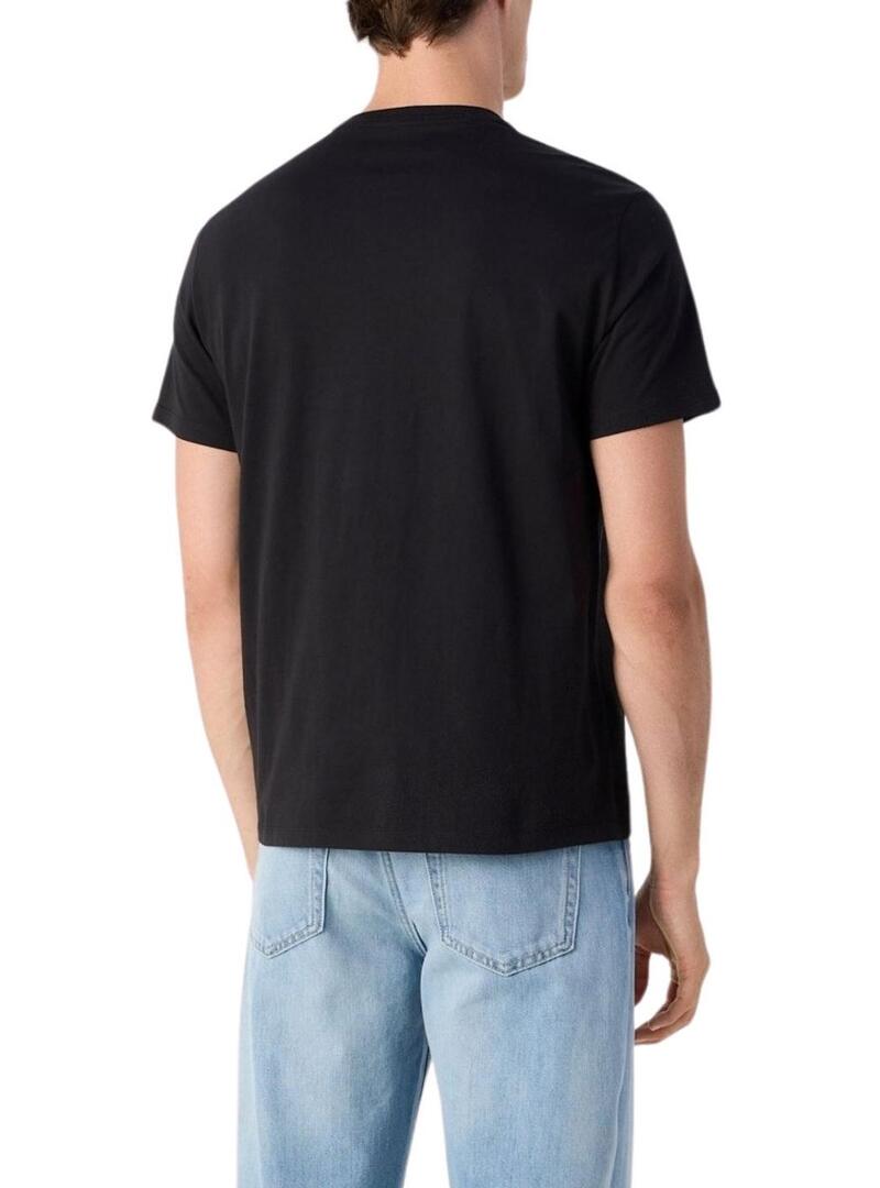 Maglietta Calvin Klein Redbox nera per uomo
