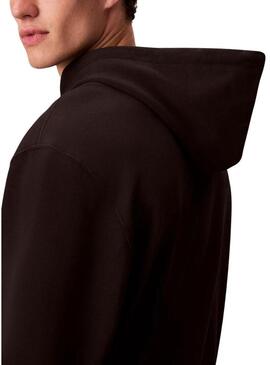Felpa Calvin Klein CK Redbox nera per uomo