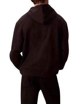 Felpa Calvin Klein CK Redbox nera per uomo