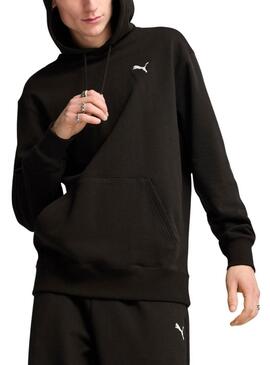 Felpa Puma Wardrobe con cappuccio nero per uomo.