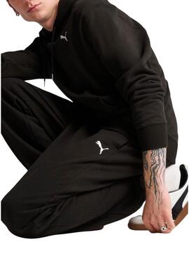 Felpa Puma Wardrobe con cappuccio nero per uomo.