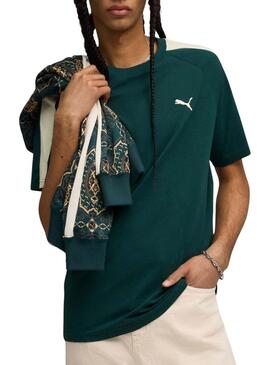 Maglietta Puma T7 verde per uomo