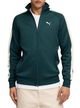 Giacca sportiva Puma T7 Always On verde per uomo