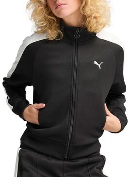 Giacca sportiva Puma T7 nera per donna