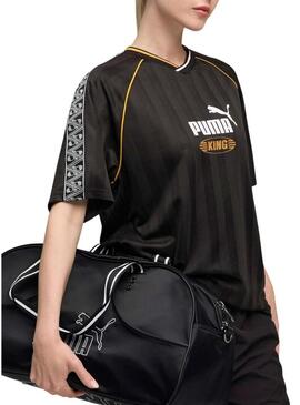 Maglietta Puma King Football nera per donna.