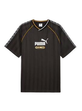 Maglietta Puma King Football nera per donna.