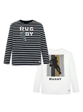 Set T-Shirts Mayoral Rugby Multicolor