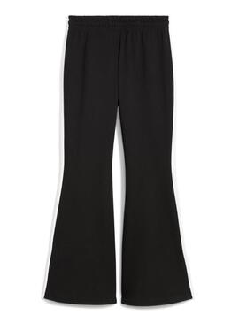 Pantaloni sportivi Puma T7 a zampa neri per donna