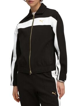 Giacca sportiva Puma T7 Relaxed nera da donna