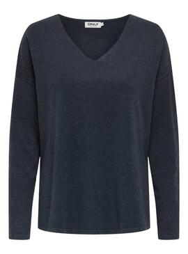 Maglia Only Malio blu scuro per donna.