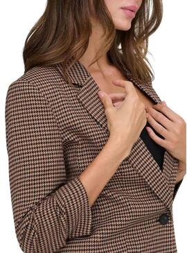 Blazer Only Lettie marrón per donna.