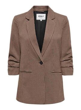 Blazer Only Lettie marrón per donna.