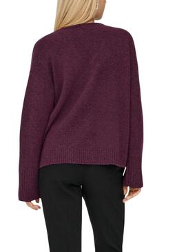 Maglia Only Whitney granata per donna
