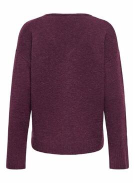 Maglia Only Whitney granata per donna