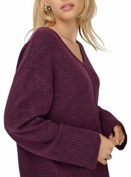 Maglia Only Whitney granata per donna