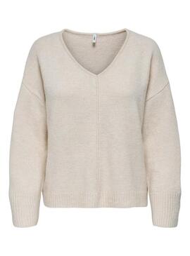 Maglia Only Whitney beige per donna