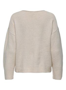 Maglia Only Whitney beige per donna