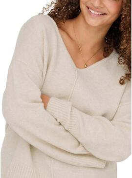 Maglia Only Whitney beige per donna