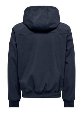 Giacca Only and Sons Bowie blu navy per uomo.