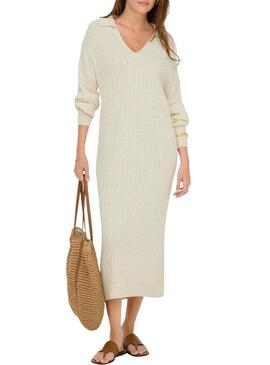 Abito Only Tessa beige per donna
