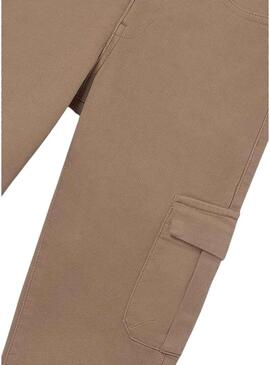 Pantaloni cargo Mayoral color tostato per bambino